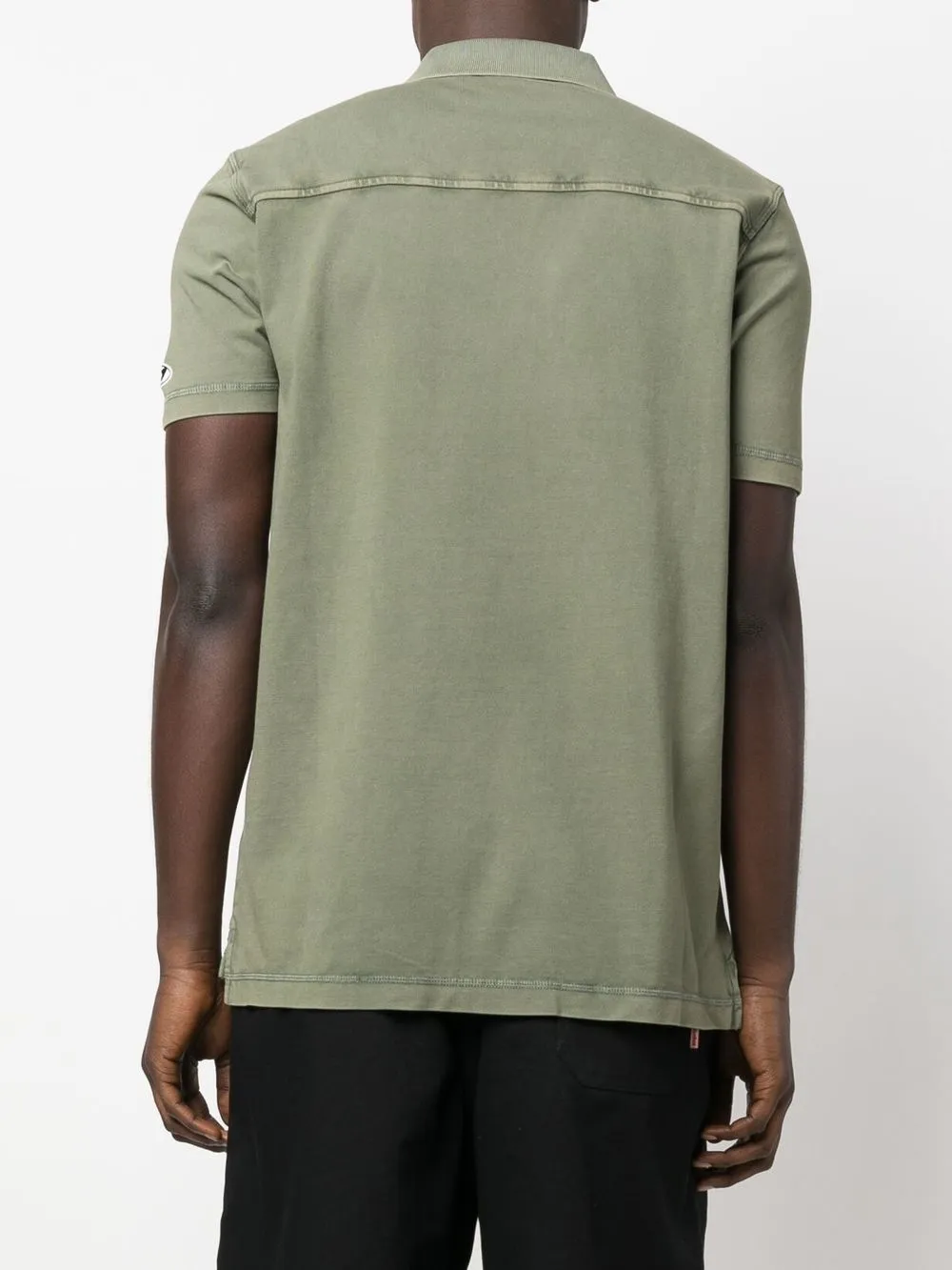 Diesel Katoenen poloshirt Groen