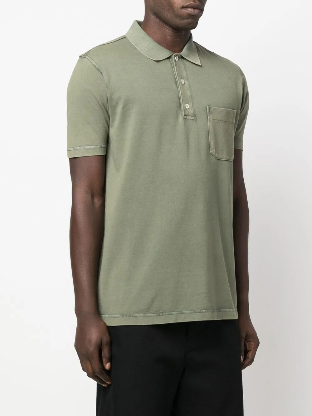 Diesel Katoenen poloshirt Groen