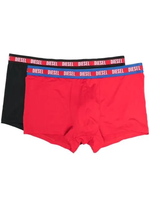 Diesel two-pack logo boxer briefs