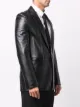 Saint Laurent single-breasted leather blazer