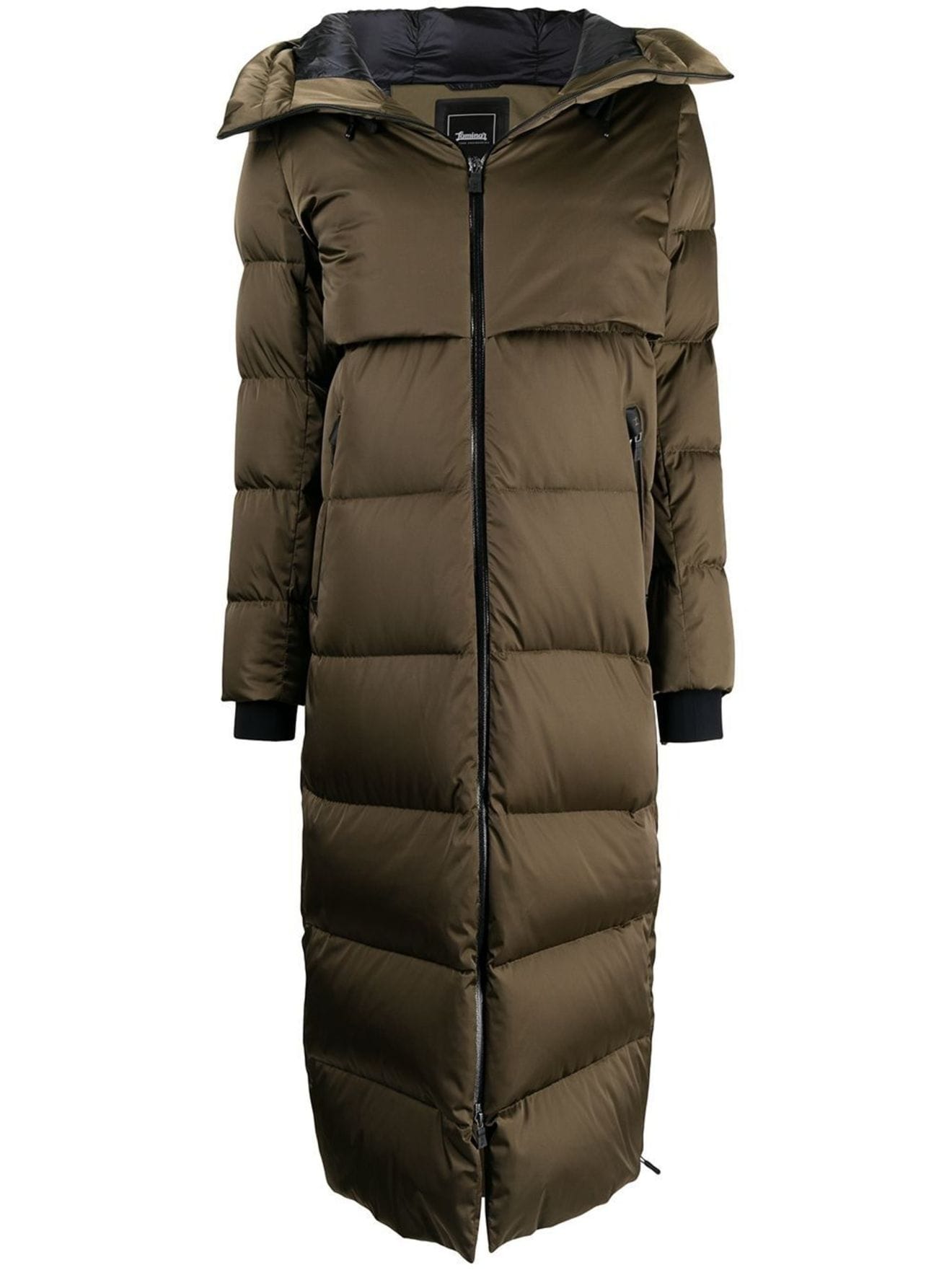 Herno hooded padded coat green | MODES
