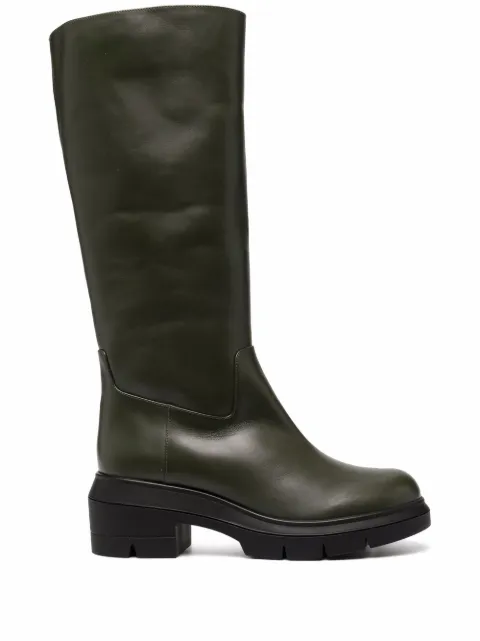 Stuart Weitzman botas altas de piel 