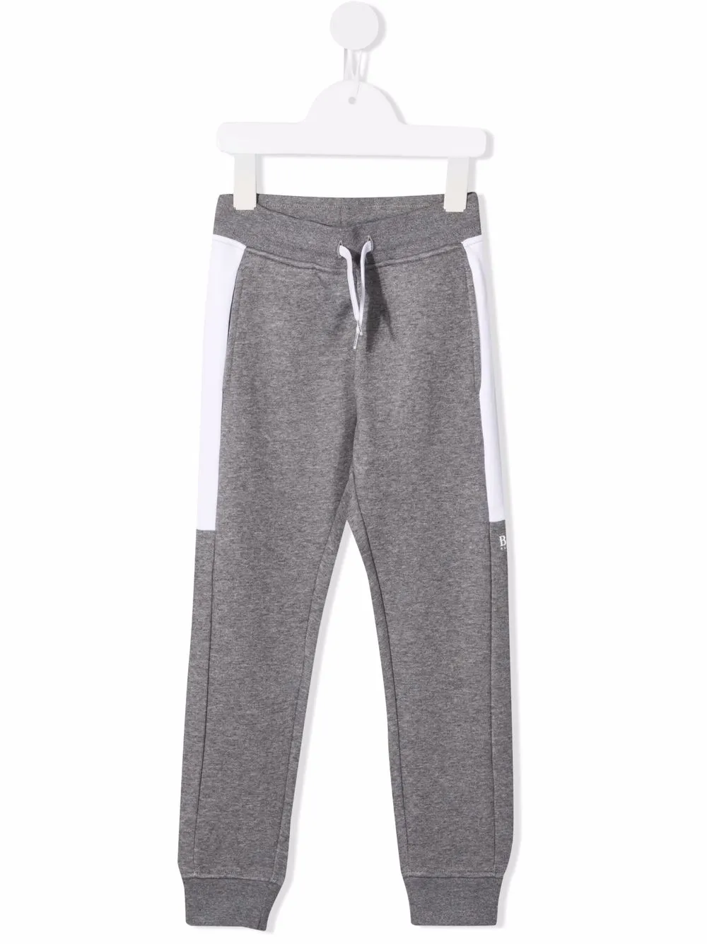 

BOSS Kidswear joggers con cordón - Gris