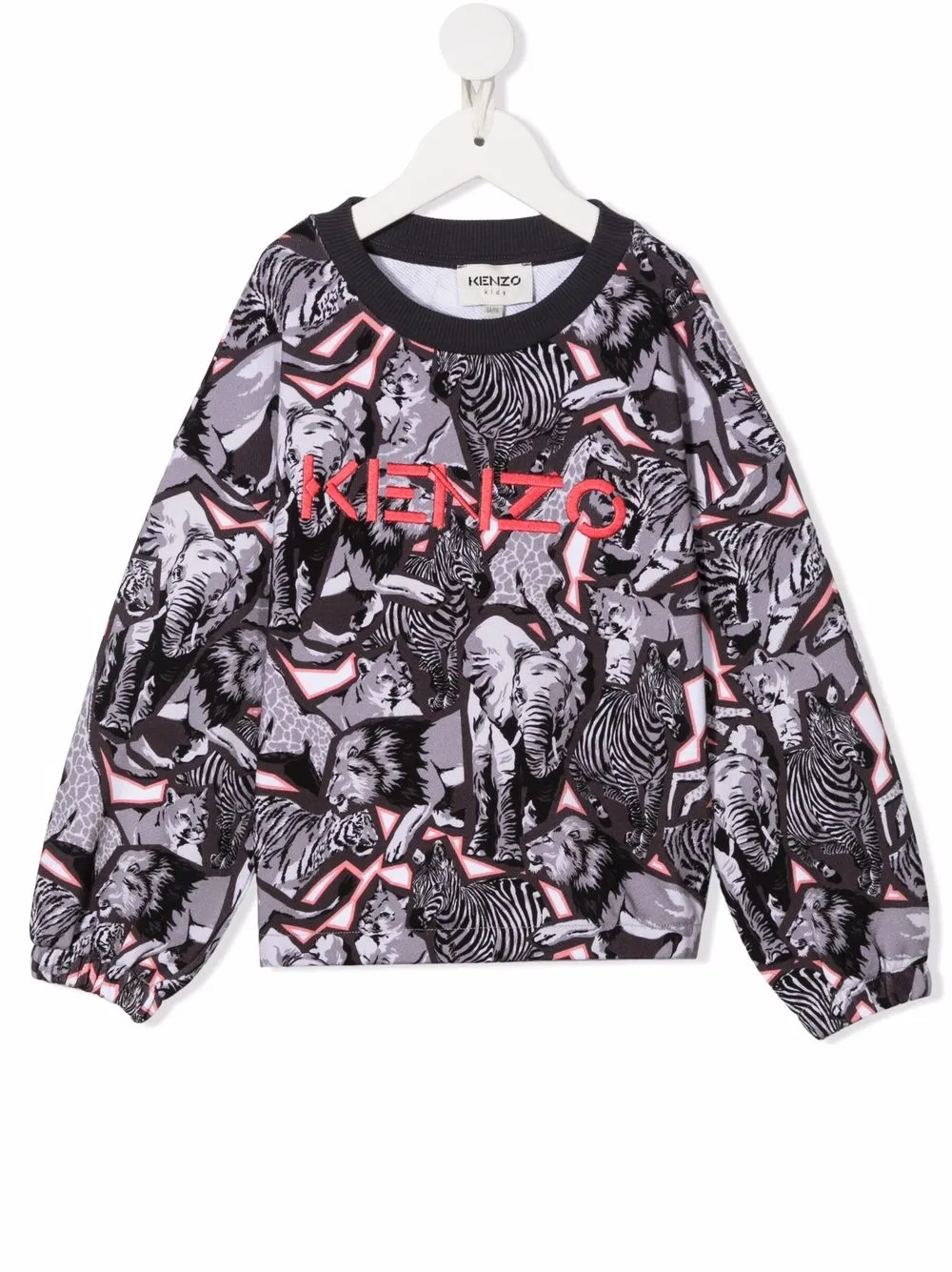фото Kenzo kids толстовка с принтом