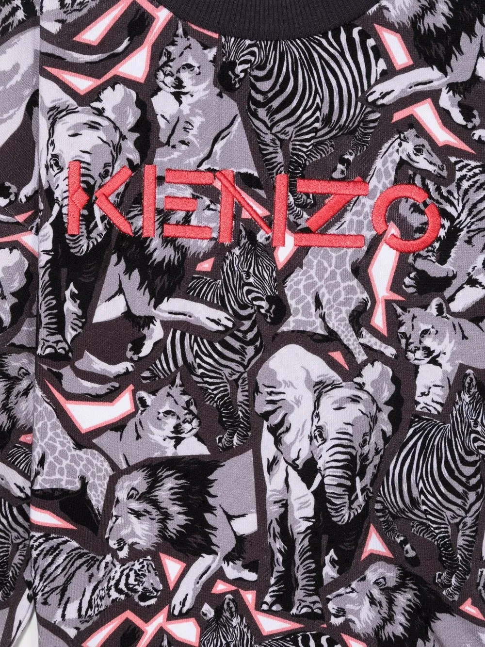 фото Kenzo kids толстовка с принтом