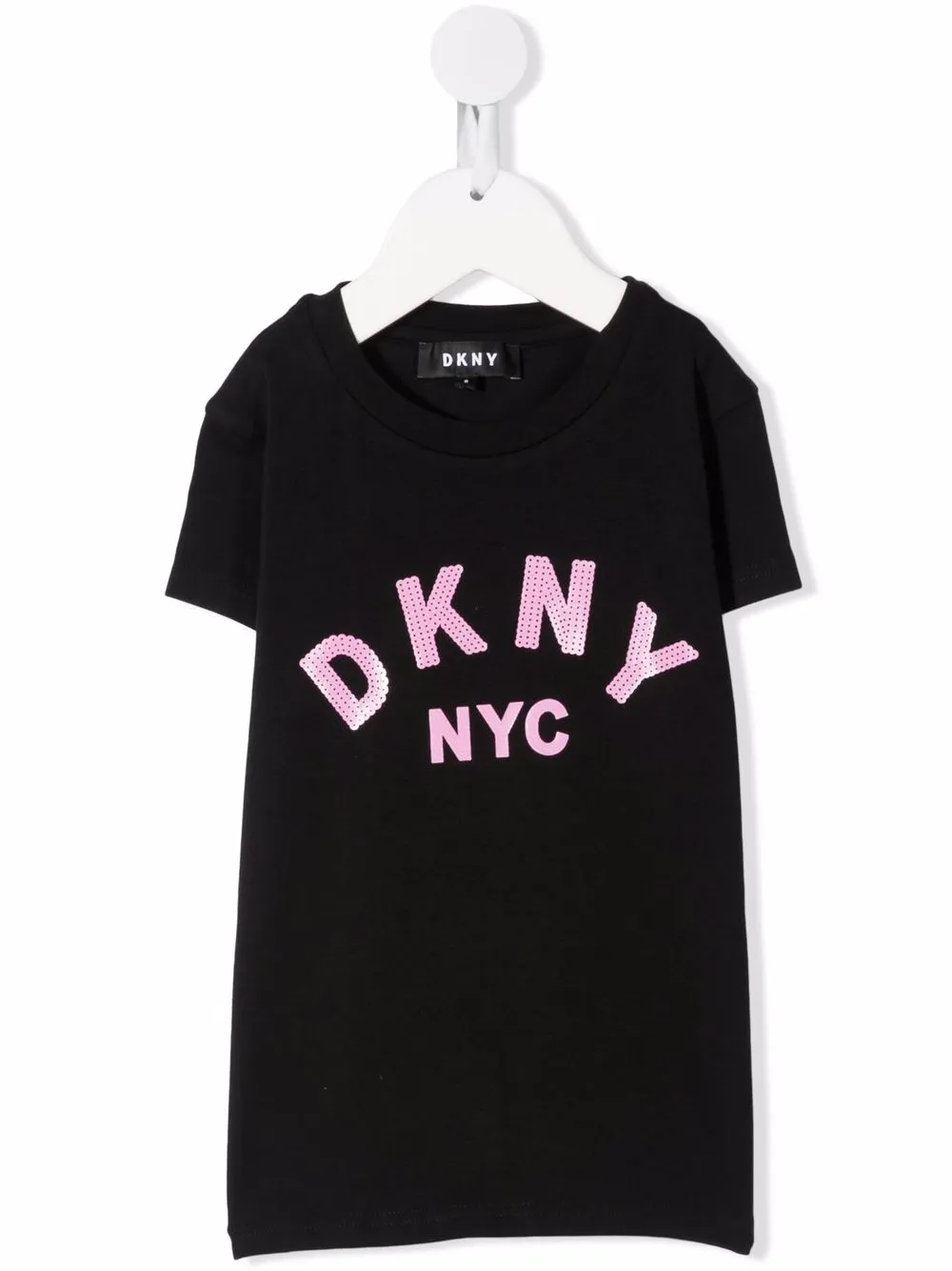 фото Dkny kids футболка с пайетками