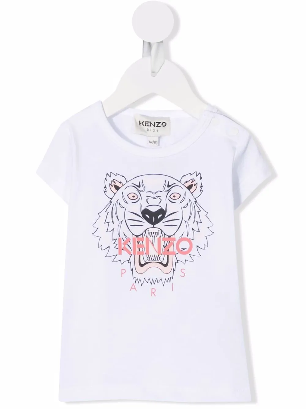 фото Kenzo kids футболка из органического хлопка с логотипом