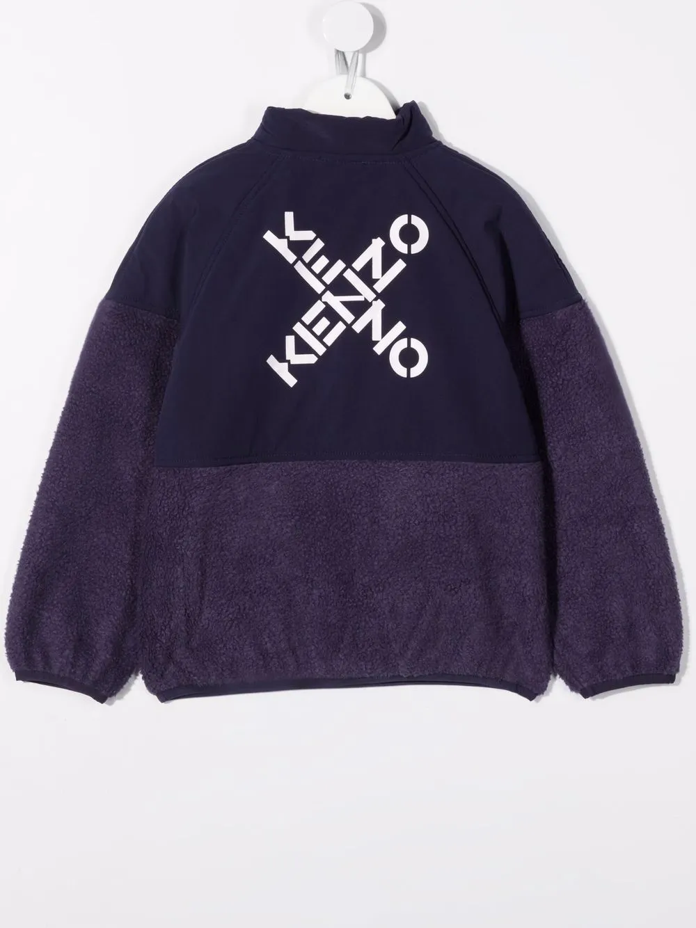 фото Kenzo kids флисовая толстовка с логотипом