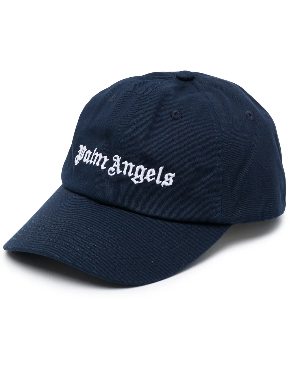 

Palm Angels gorra con logo bordado - Azul