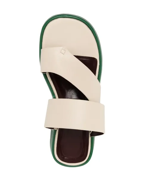 STAUD Fly Flatform Sandals - Farfetch