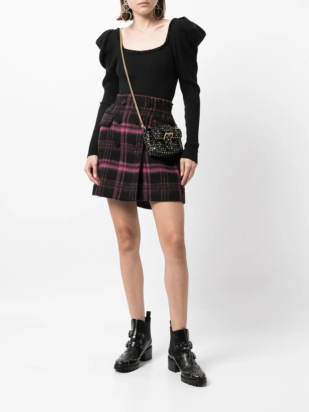 фото Red valentino юбка в клетку