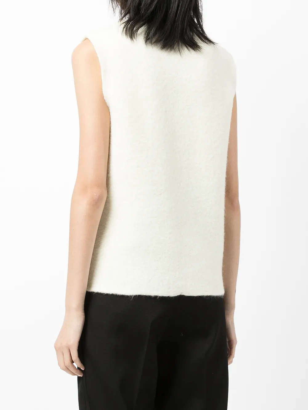 фото Jil sander трикотажный топ без рукавов