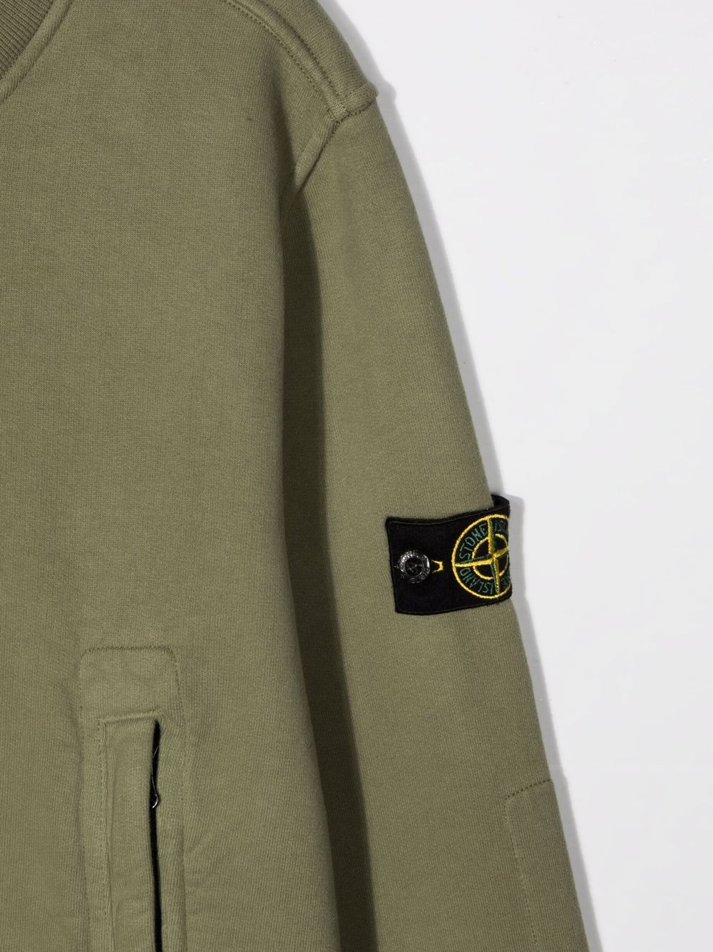 фото Stone island junior толстовка с нашивкой