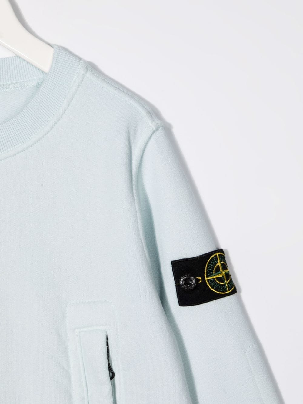 фото Stone island junior толстовка с нашивкой