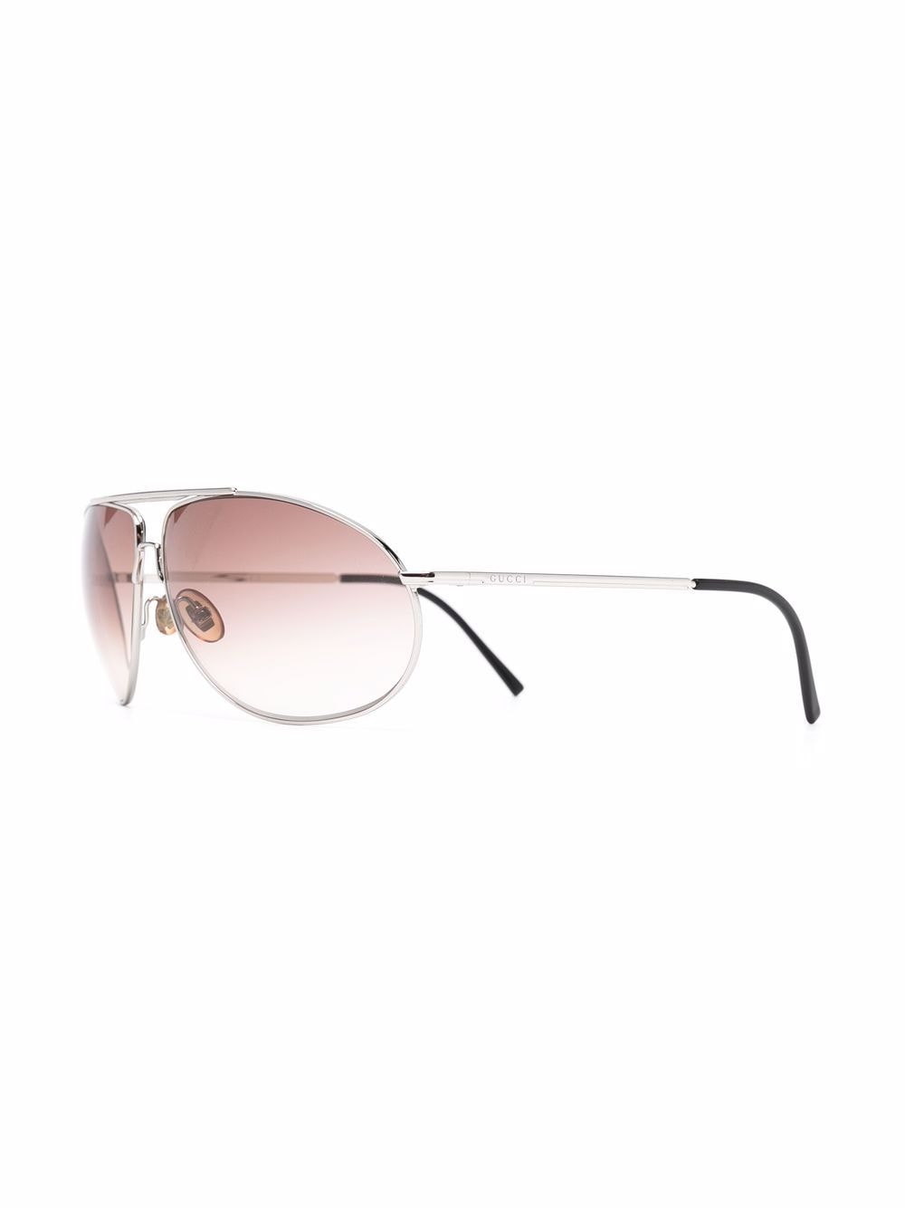 фото Gucci pre-owned солнцезащитные очки-авиаторы с эффектом градиента