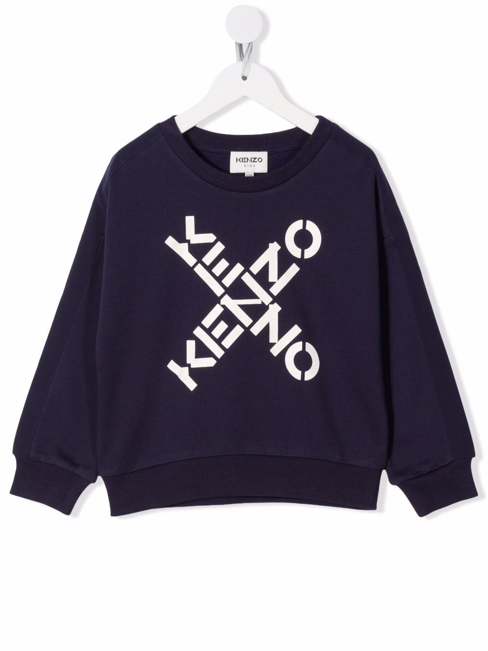 фото Kenzo kids толстовка из джерси с логотипом