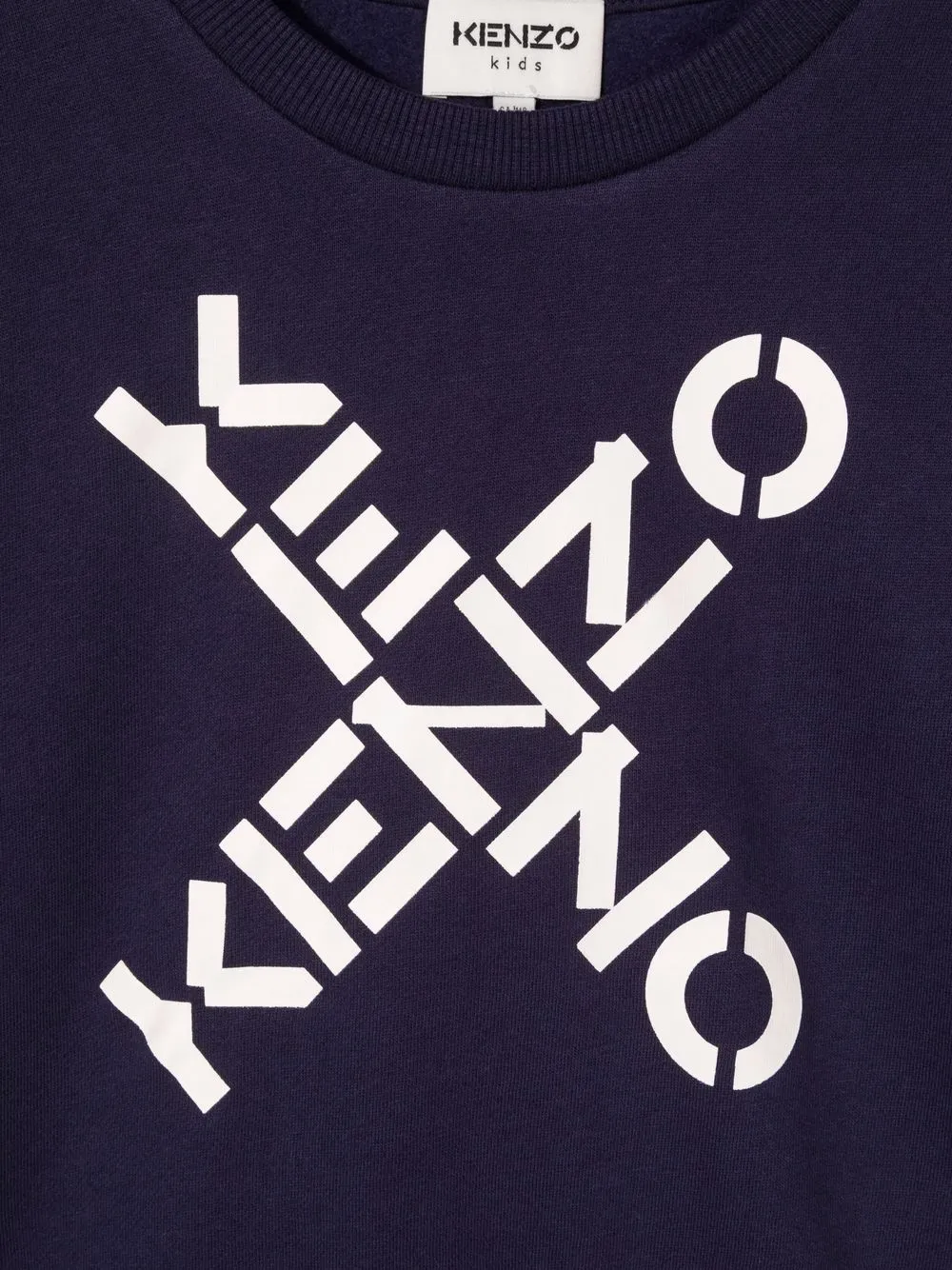 фото Kenzo kids толстовка из джерси с логотипом