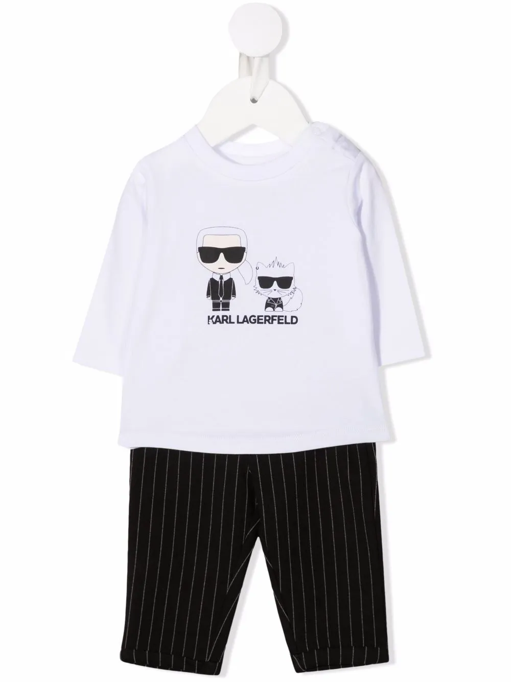 фото Karl lagerfeld kids комплект karl and bad cat с брюками