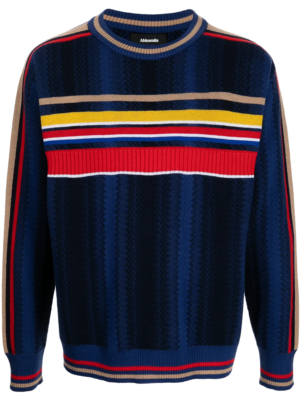 Ahluwalia джемпер с отделкой в полоску