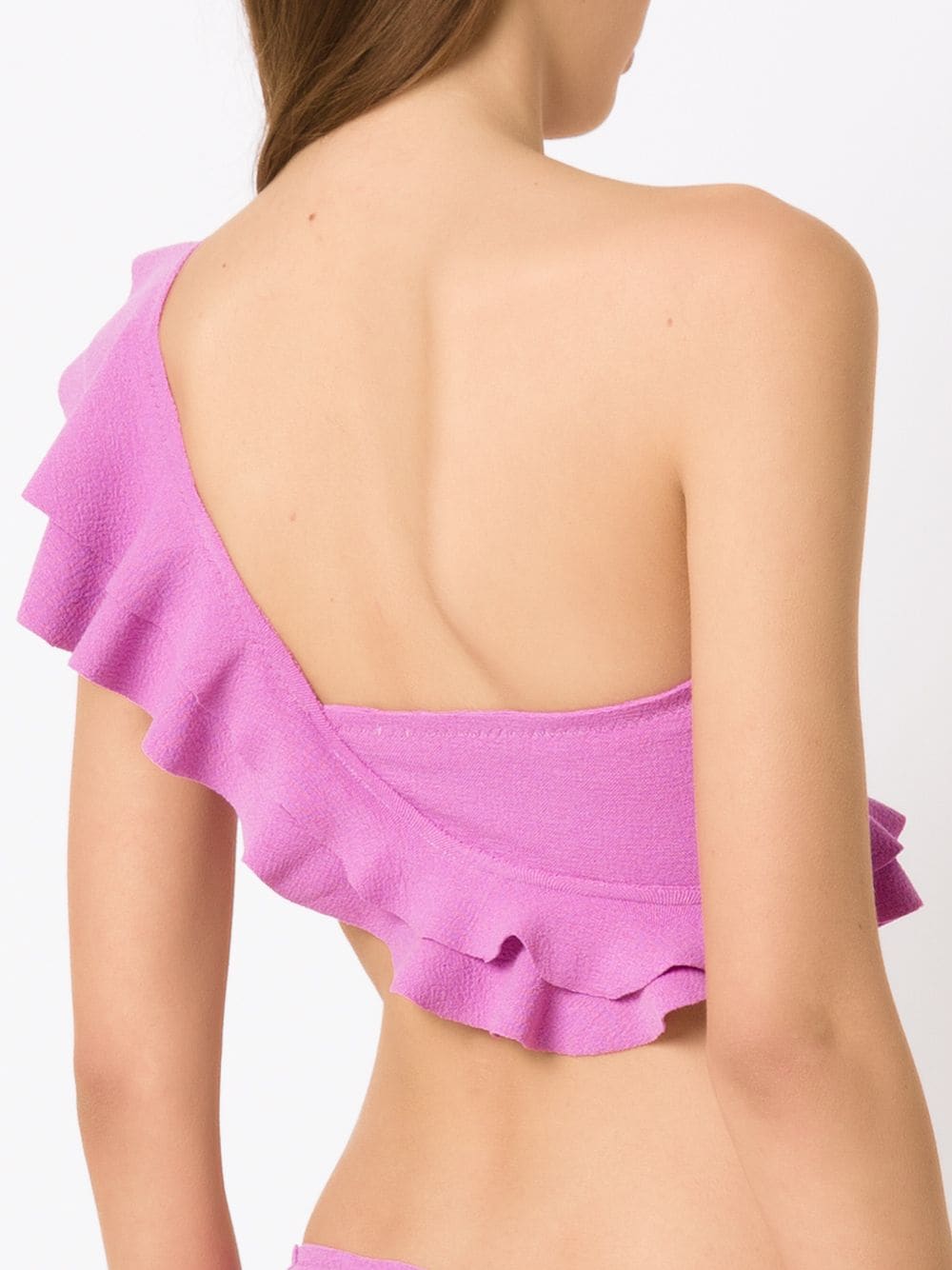 Shop Clube Bossa Malgosia One-shoulder Bikini Top In Pink