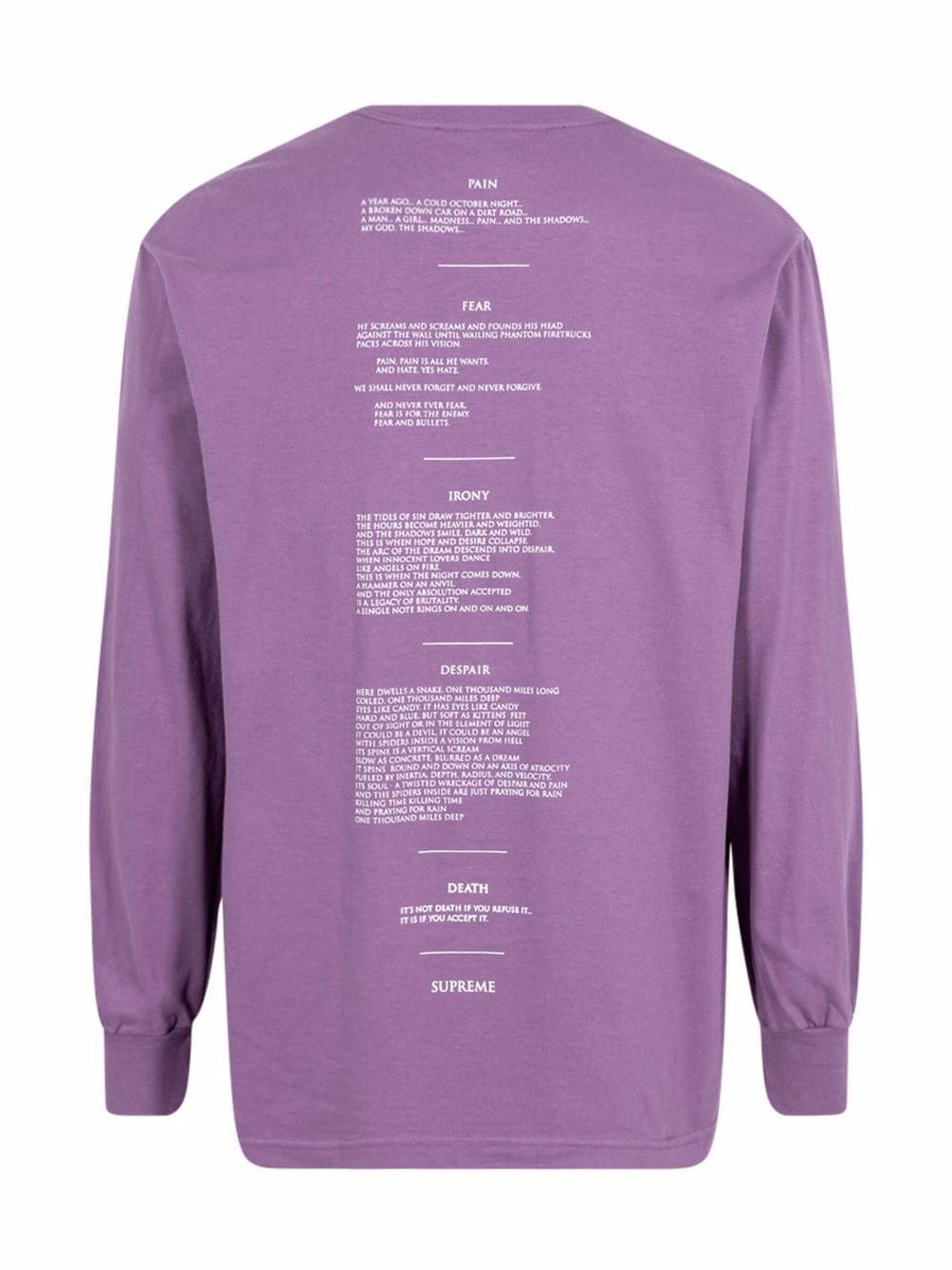 Supreme Sweater met print - Roze