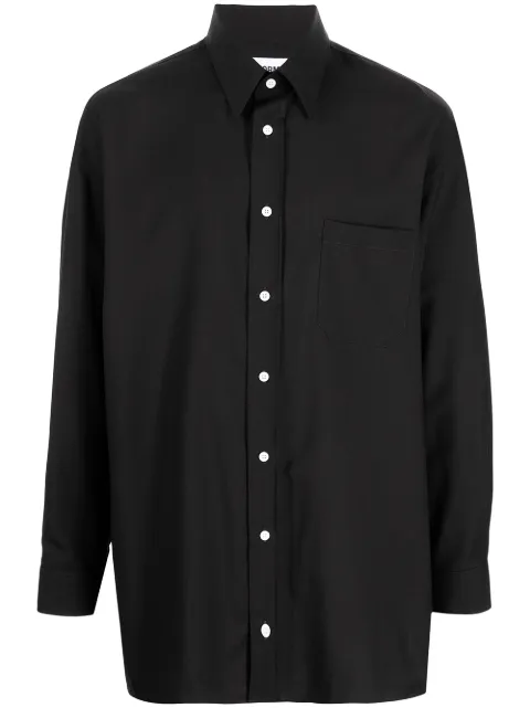 UNIFORME oversize cool wool shirt