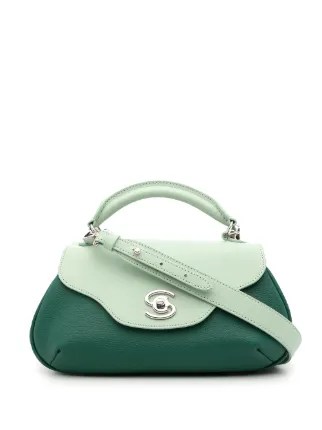 SHIATZY CHEN Colourblock Hand Bag | Green | FARFETCH