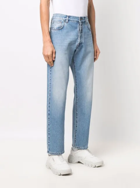 Moschino ロゴ ストレートジーンズ - Farfetch