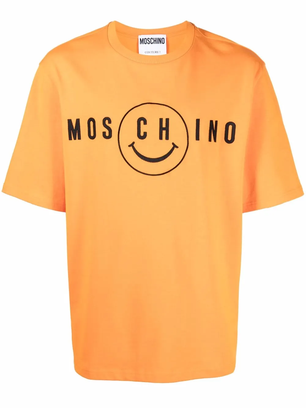 

Moschino playera Smile - Naranja