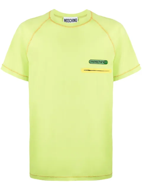Moschino logo-patch cotton T-shirt