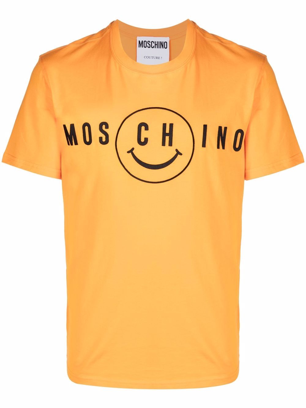 Orange moschino t hot sale shirt