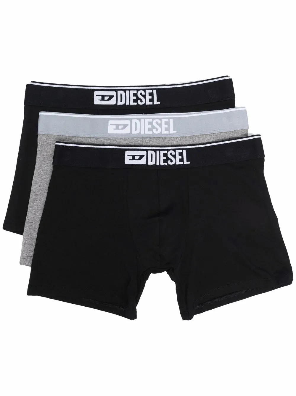 Diesel UMBX-Sebastian 2 Pezzi - Boxer Corti Uomo, Vestibilità Comoda, Morbidi E Elasticizzati
