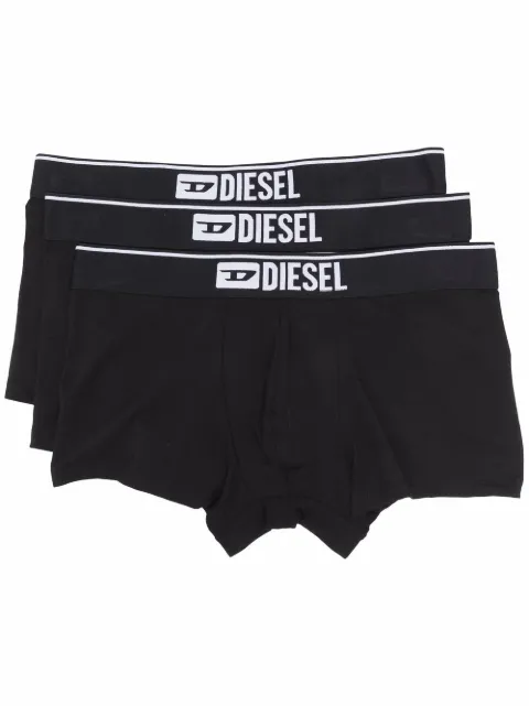 Diesel logo-waist boxers (set of three)