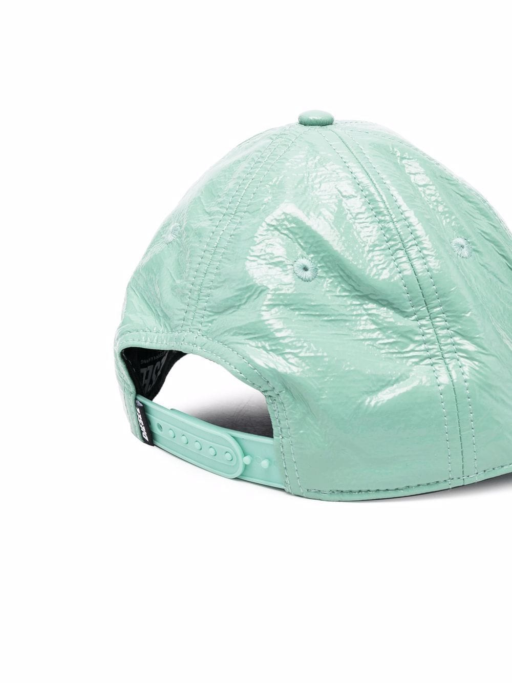 Shop Diesel Logo-patch Baseball Cap In Green