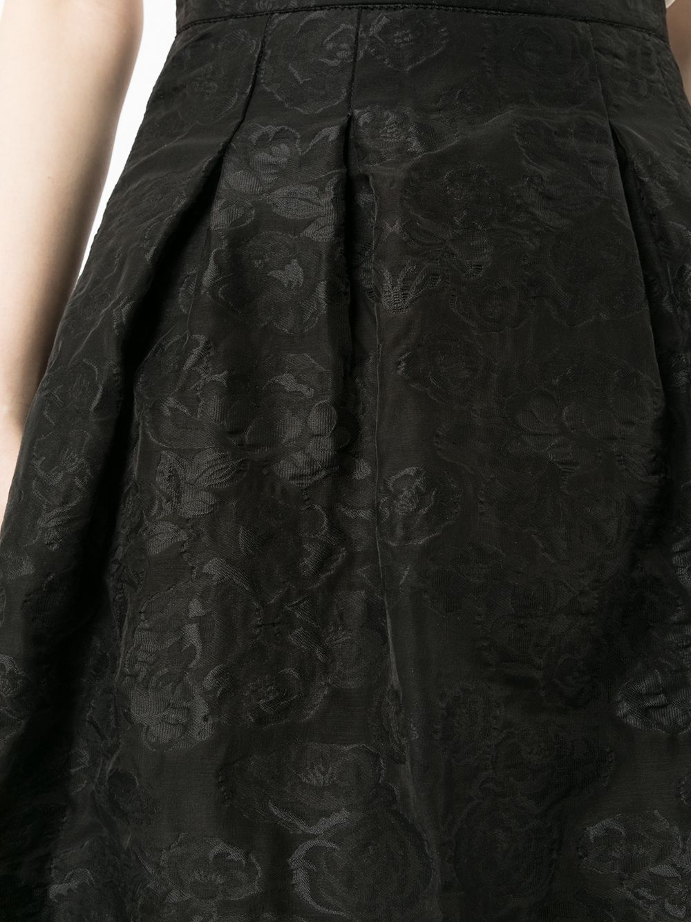 Shop Shiatzy Chen Exclusive Jacquard Midi Skirt In Black