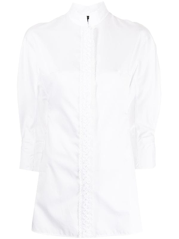 SHIATZY CHEN mandarin-collar Shirt - Farfetch