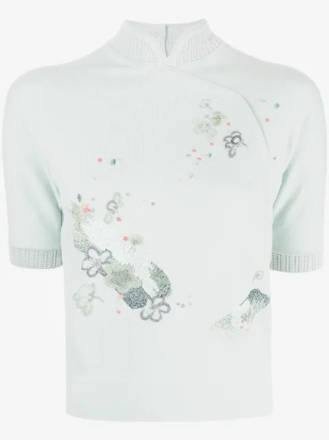 SHIATZY CHEN mandarin collar top
