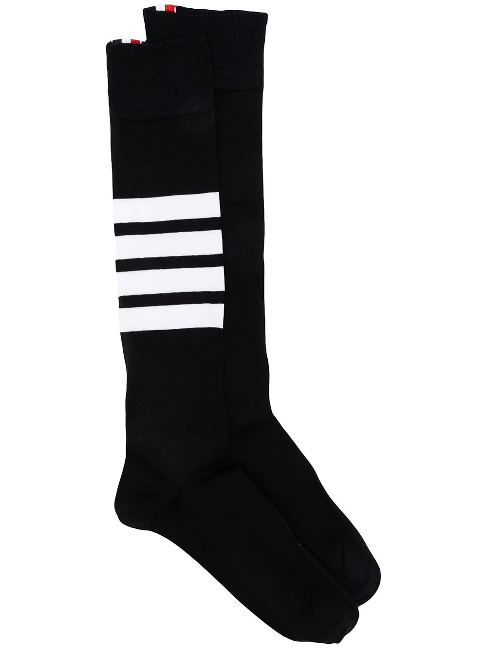 4-Bar stripe cotton socks
