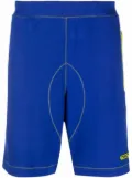 Moschino logo-print track shorts - Purple
