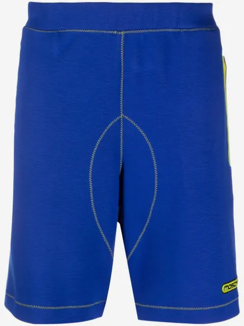Moschino logo-print track shorts