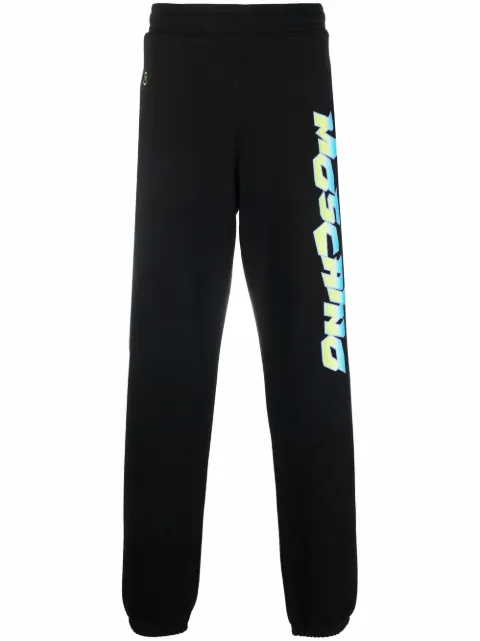 logo-print track pants