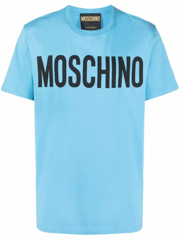 blue moschino t shirt