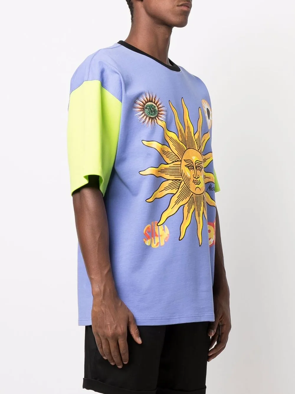 фото Moschino футболка с графичным принтом