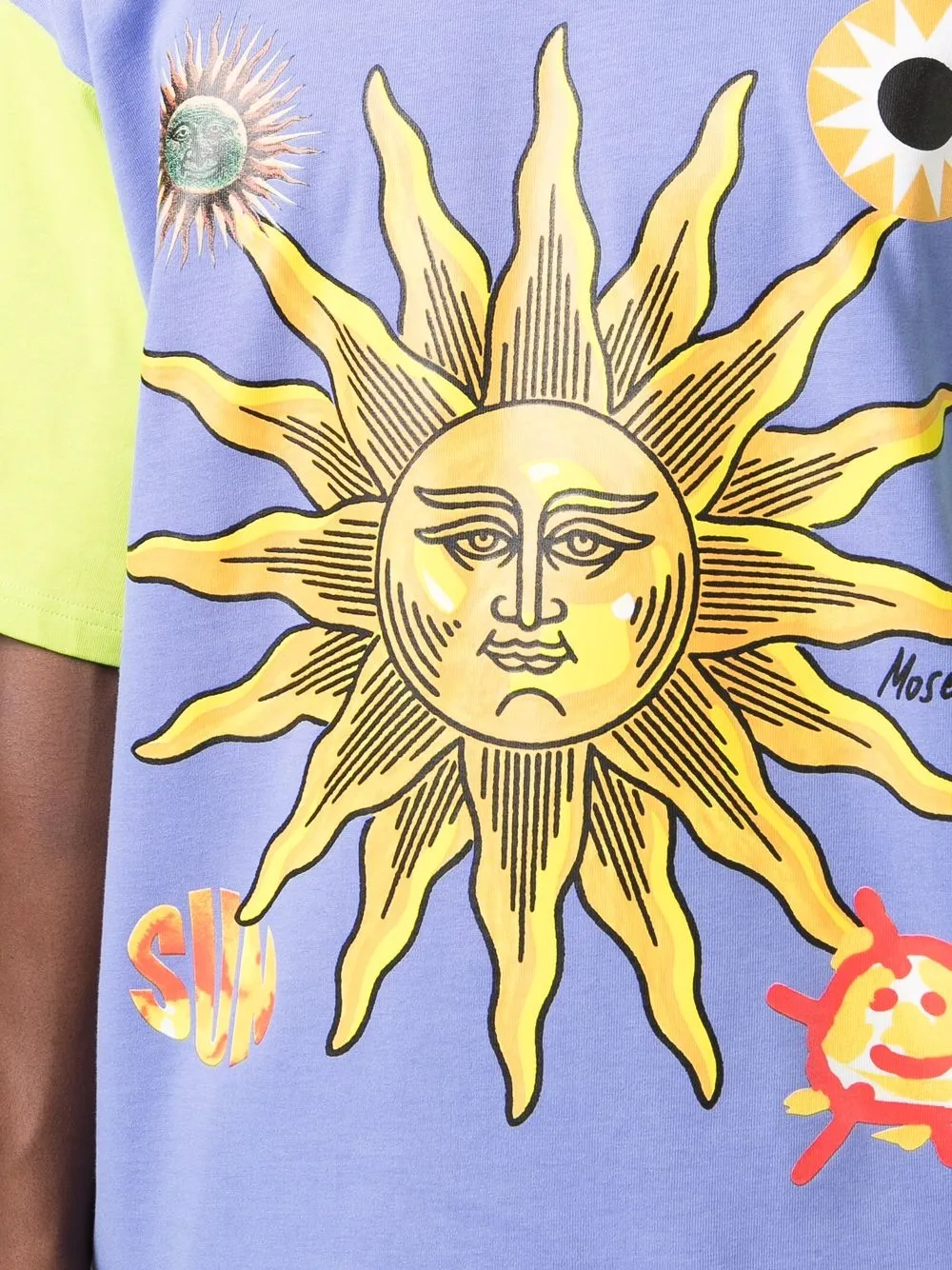 фото Moschino футболка с графичным принтом