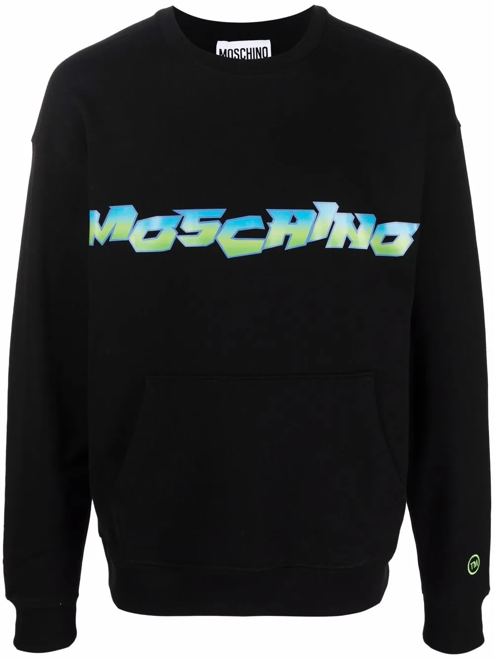 Moschino sweat à logo imprimé - Noir Top Merken Winkel