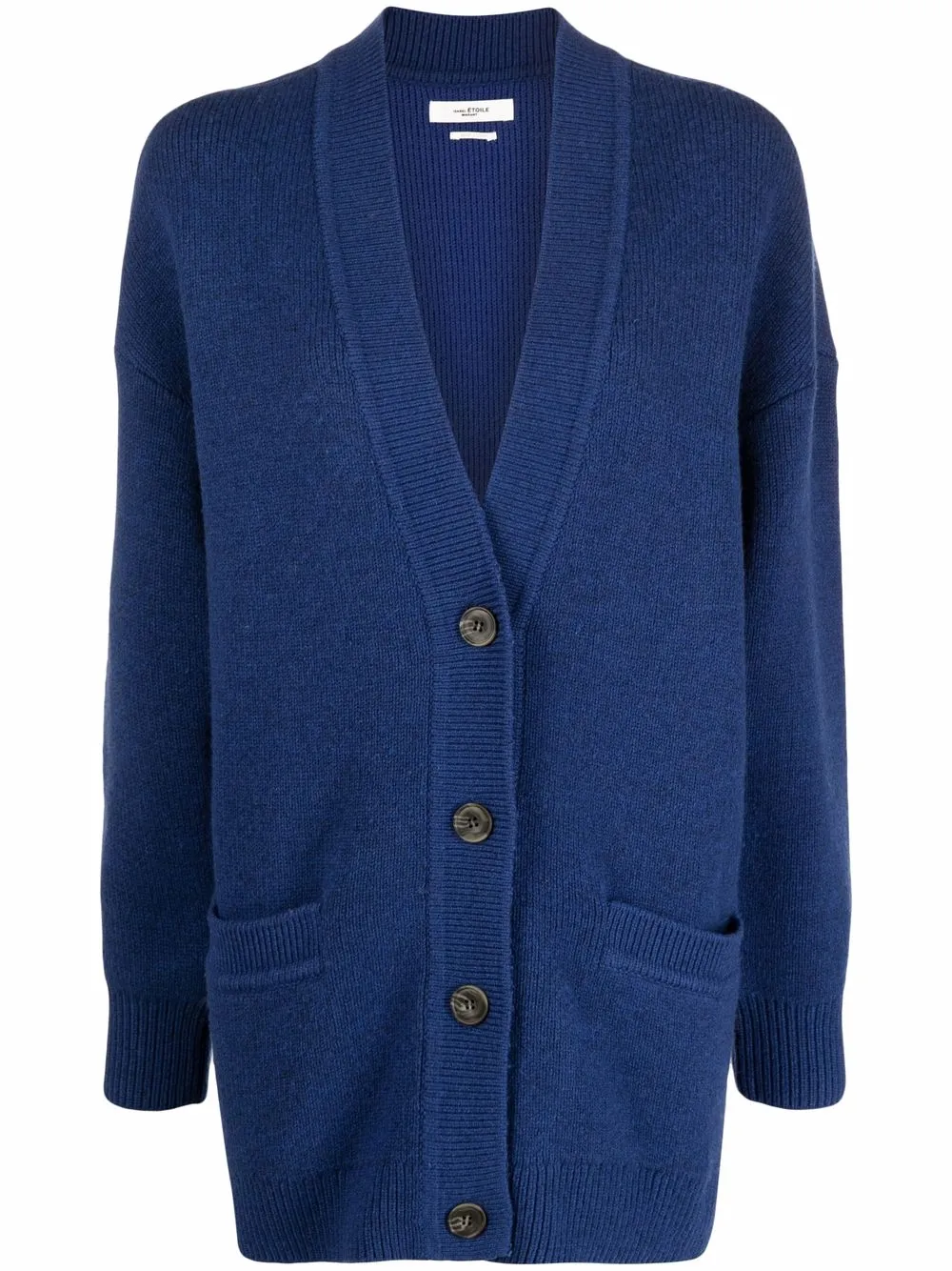 

Isabel Marant Étoile patch pocket cardigan - Azul