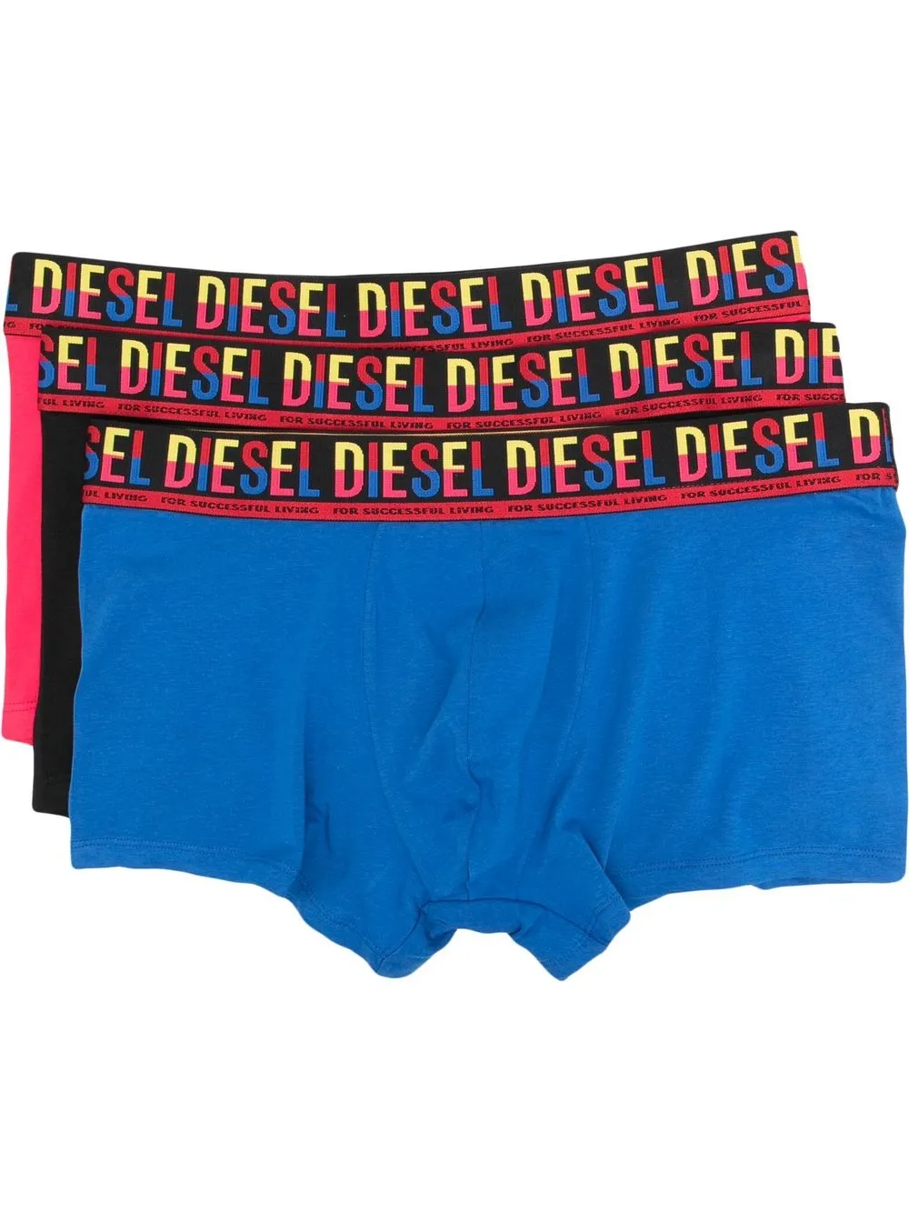 Diesel ロゴウエスト ボクサーパンツ セット | ブルー | Image 1