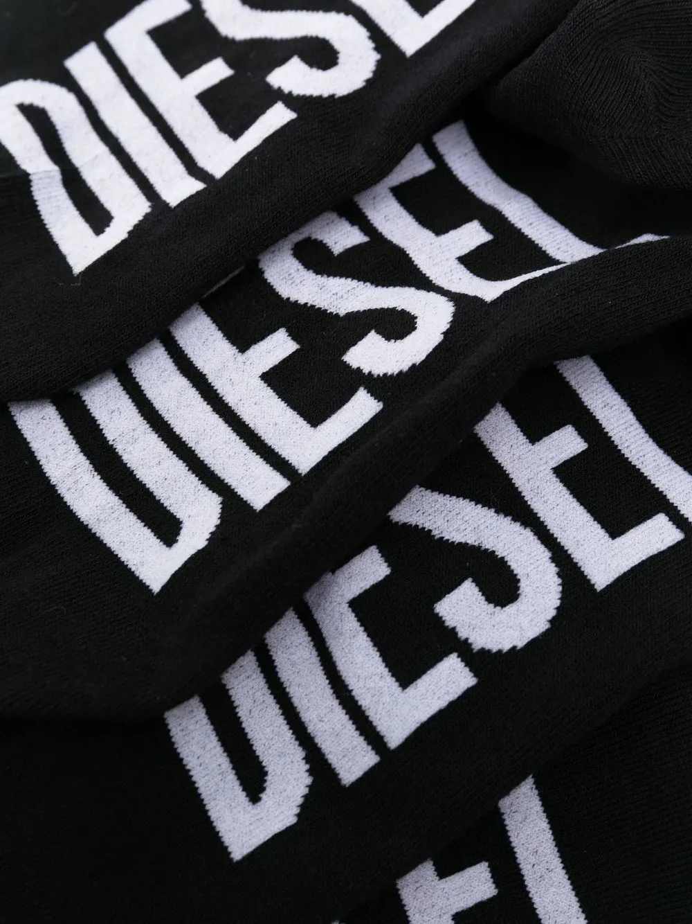 Diesel Sokken met merkprint - Zwart
