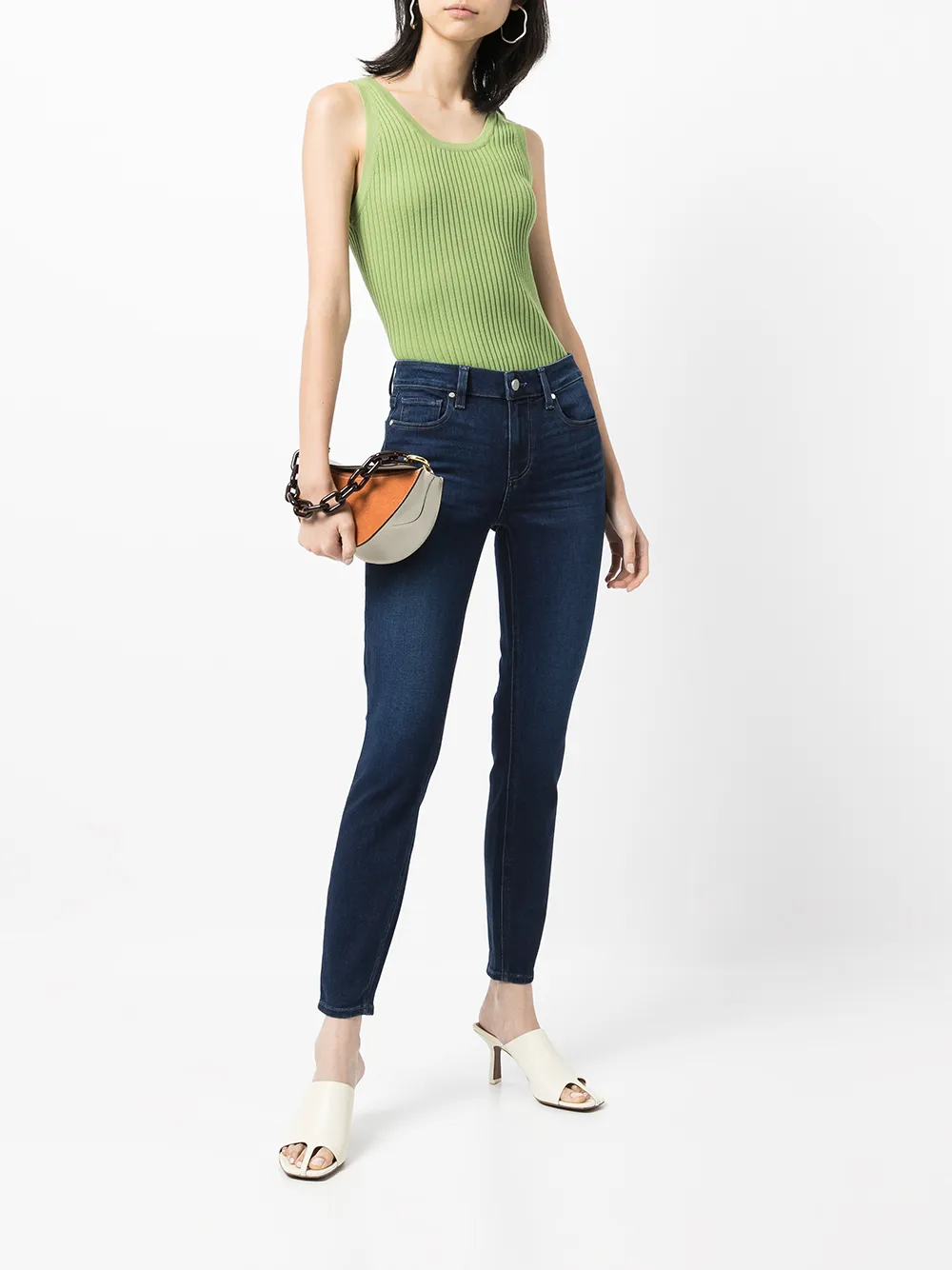 PAIGE Skinny jeans - Blauw