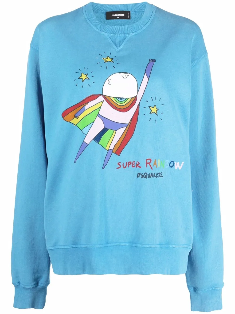 

Dsquared2 sudadera Super Rainbow - Azul
